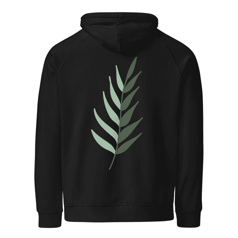Unisex eco raglan hoodie